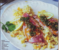 Rotbarben mit  Chermoula